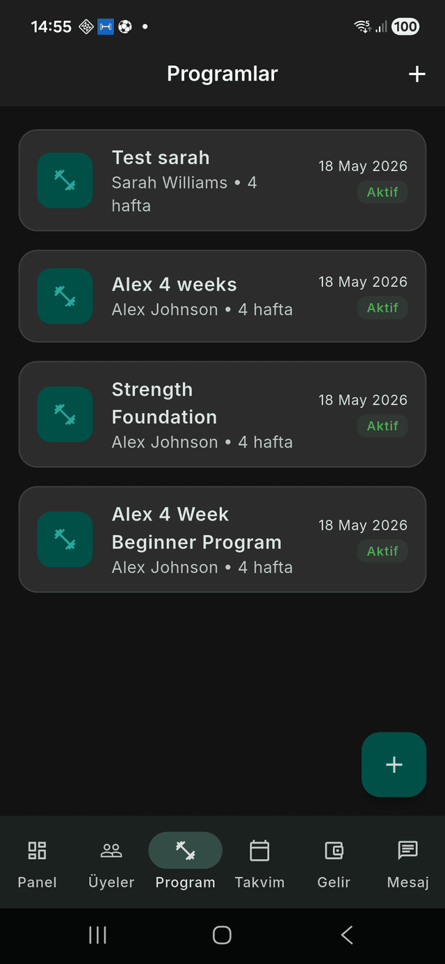 Programlar